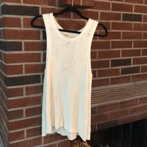 Faherty Brand loose knit sweater tank